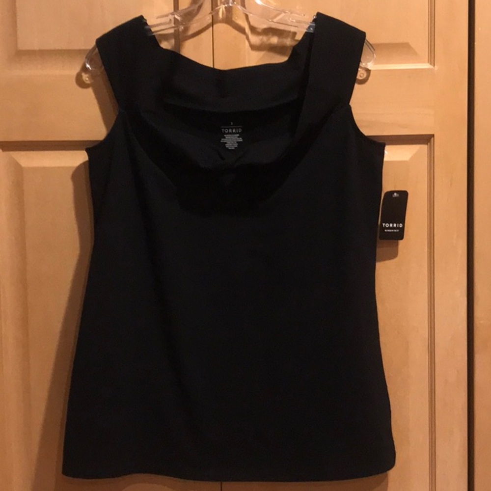 Torrid Black Boxy Tank Top
